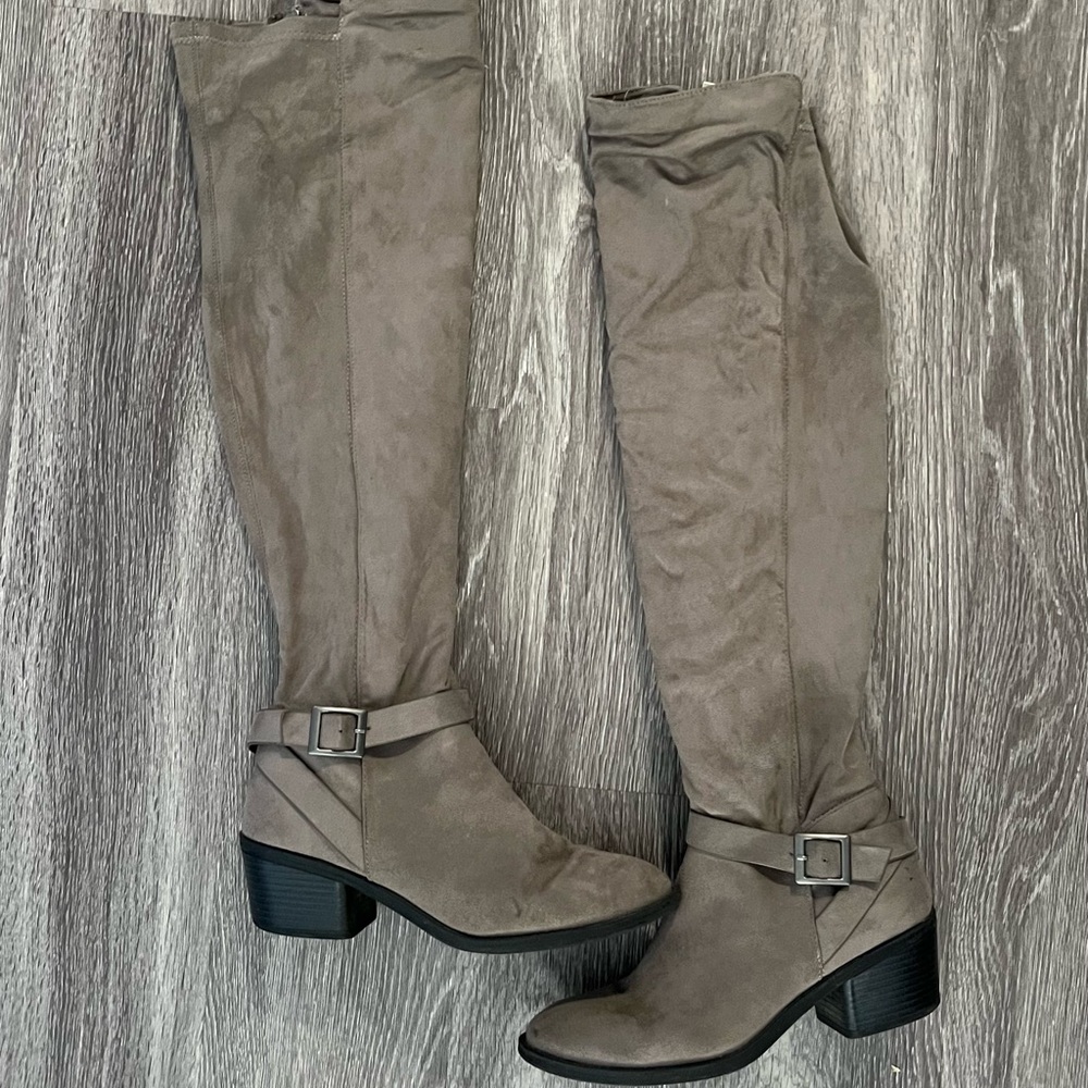Thigh High Suede Boots